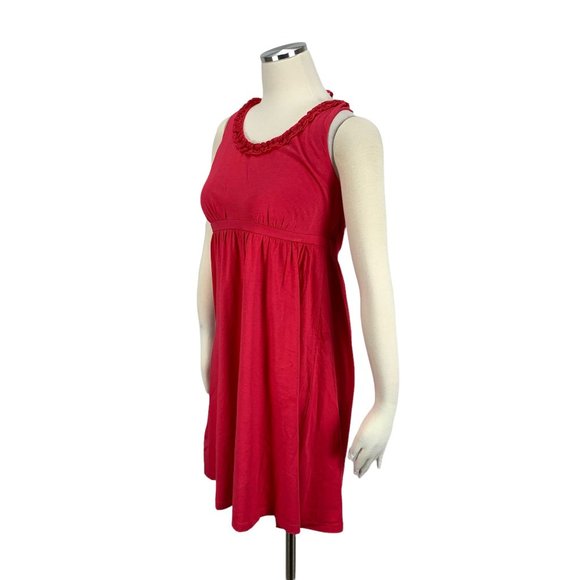 Ann Taylor LOFT Small Dress Pink Sleeveless Sun Casual Weekend - Picture 2 of 6